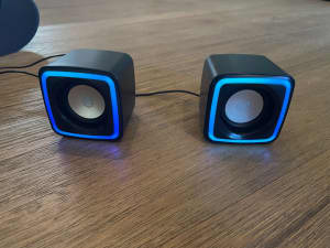 Anko Gaming Speakers with RGB Lighting