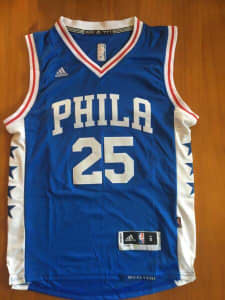 Ben Simmons Philadelphia 76ers Men's XL Adidas Swingman NBA Jersey Blue
