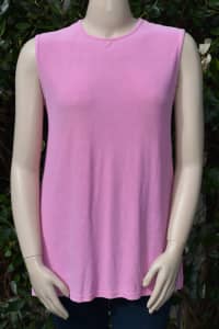 FEATHERS Pink Sleeveless Top - Size XL - EUC