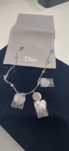 100% Authentic Brand New Christian Dior Bracelet Heart Charms