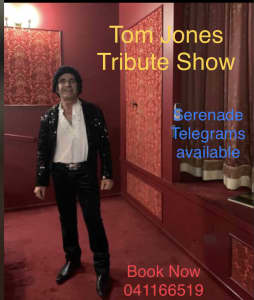 Tom Jones Tribute Show or Serenade/Telegram