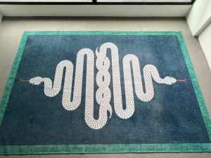 Ruggable X Jonathon Adler double snake rug