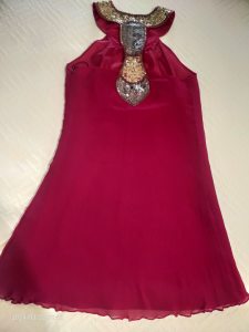 Stunning silk lined dress 8-10