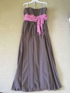 Formal Alfred Angelo strapless womens dress s16