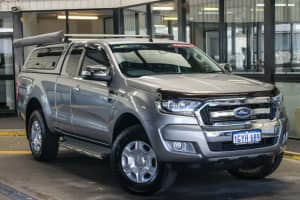 2016 Ford Ranger PX MkII XLT 3.2 (4x4) Silver 6 Speed Automatic Super Cab Utility