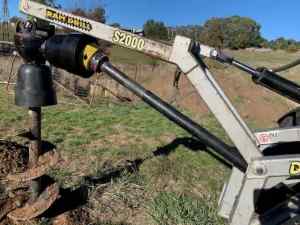 Post hole digger for tractor 3PL