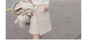 Cream Skirt 