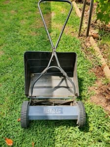 GMC Hand Mower with catcher in as new conditions