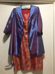 Mother of the Bride or Groom: Tailored Silk Dress, Jacket, Shoes, etc.