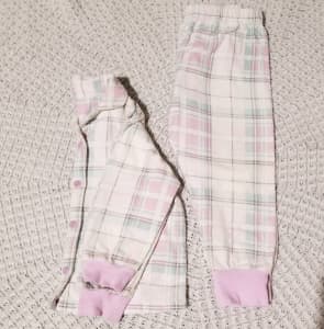 Girls Size 2 Flannel Winter Pajamas. Target brand.