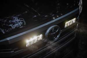 Custom Grille Light Bar LED to suit Toyota Landcruiser 300 Series SAHA