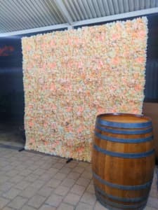 Champagne flower wall for your events!!