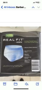 Briefs Depends Real Fit for Men (woman can use)