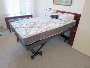 Electric bed. As new. Long double
