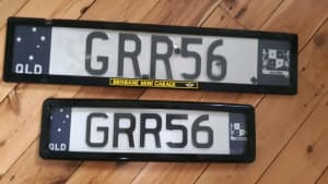QLD personalised number plates GRR56