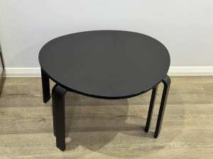 Twin nested coffee tables - Black
