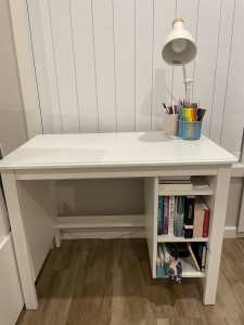 White IKEA Study Table