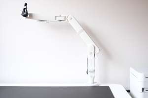 CBS Ollin Dynamic Single Monitor Arm (White) in EXCELLENT CONDITION!