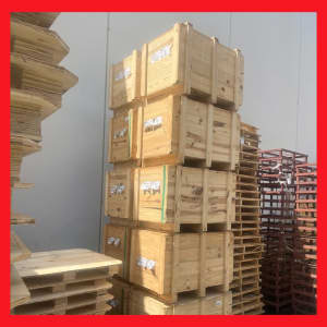 Timber wooden crates pallets 