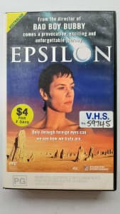 Epsilon (1997) Ullie Birve VHS video - Extremely rare Australian film