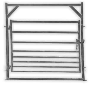Square Combination Gate-in-Frame for Mixed Livestock 23000mm x 2200mm