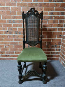 ANTIQUE Elizabethan era Telephone Chair
