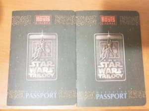 Vintage Retro Star Wars HOYTS Trilogy Official Passport