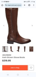 Leather boots by Jane Debster size 38 EU