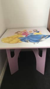 Disney Princess table 60cm width x 50cm height