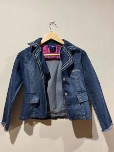 Girls Bratz Denim Jacket Size 10 in good condition