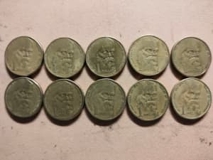 10 x One $ Commemorating Sir Henry Parkes Father Of Federation $25 set Albion Brisbane North East Preview
