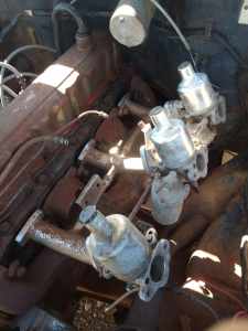 Wanted: Holden tripple SU carby Gray swap for twin single carb red manifold 