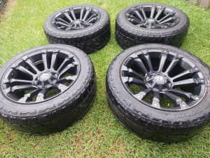 4 x Hussla rims and tyres 