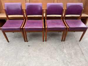 4 Chiswell mid century dining chairs $180 the lot