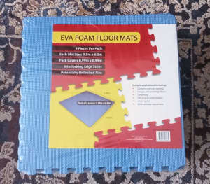 6 x 4 pack foam mat packs (24 mats total). 