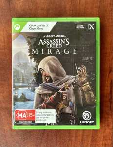 XBox Series X/One - Assassins Creed Mirage. AS NEW $29 or Swap