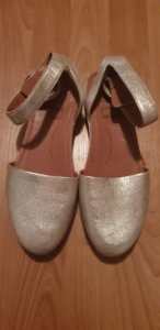 Fitflops -Silver Ladies Mary Jane Size UK 5 EU 38 Like New