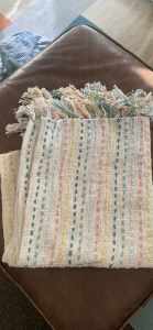 BNWT Kmart throw rug in gorgeous texture and shades