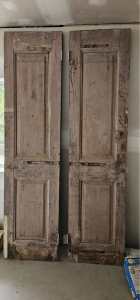 Antique pine doors
