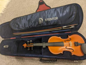Stentor II Student Violin 3/4 Size Very Good Condition