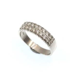 18ct White Gold Ladies Diamond Ring 0.4ct TDW - 280295