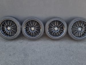 17inch Kings Rally 4 STUDS & 205/40/17 Tyres