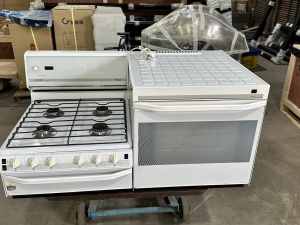 SOLDCHEF Regal Fan Forced Elevated Stove Natural Gas Oven