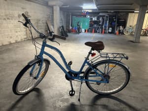 Blue beach Cruiser bike