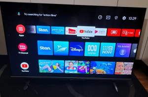 tcl 43 inch android 4k full hd led smart tv with remote