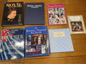 Royal family book bundle collection X7