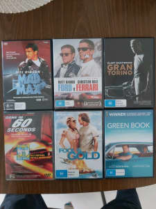 DVDs in excellent condition for $3.00 each