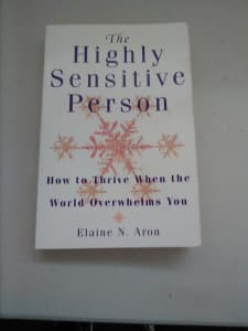 HIGHLY SENSITIVE PERSON PSYCHOLOGY ELAINE ARON 2003 PAPERBACK BOOK NEW