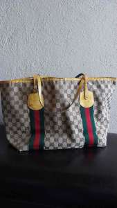 Authentic Gucci Cherry Line Tote Bag