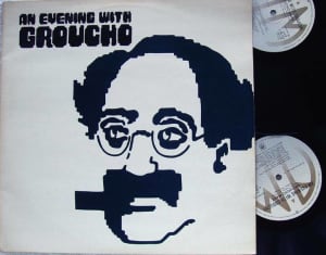 Comedy Spoken Word  - GROUCHO MARX An Evening With  2x Vinyl 1973
